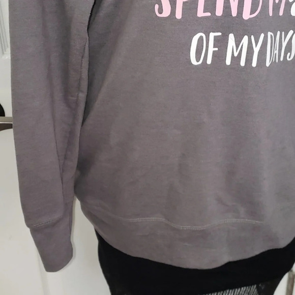 Instant Message Grey Graphic Dog Sweater - Picture 7 of 14